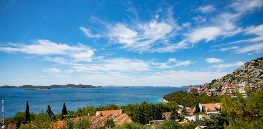 Obraz premium Town landscape in Croatia