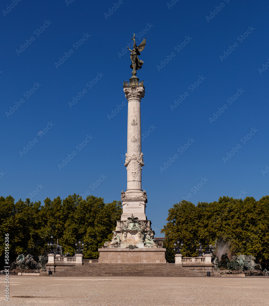 View of a monument, Fontaine Des Quinconces, Monument Aux Girondins, Bordeaux