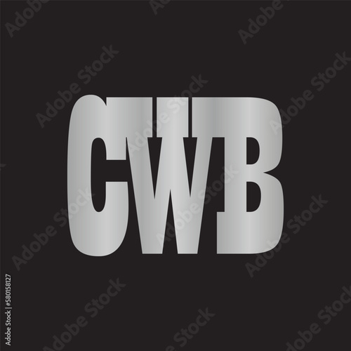 Initial letter BWC,WBC,CWB logo vector designs photo