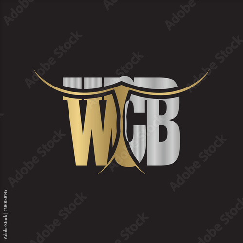 Initial letter BWC,WBC,CWB logo vector designs photo