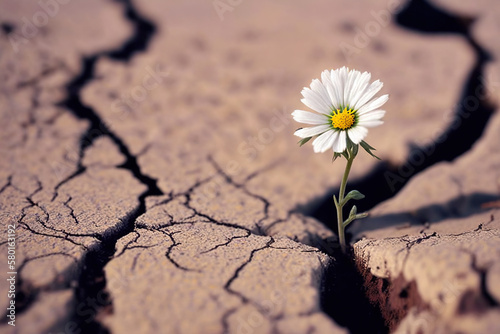white flower on the ground © rodrigo
