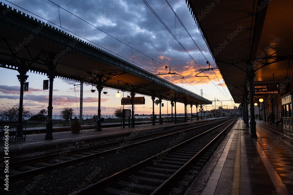 Gare de Taormina en Sicile