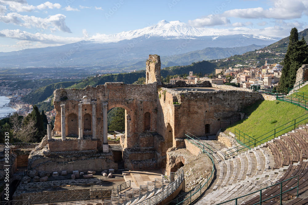 Théâtre de Taormina en Sicile