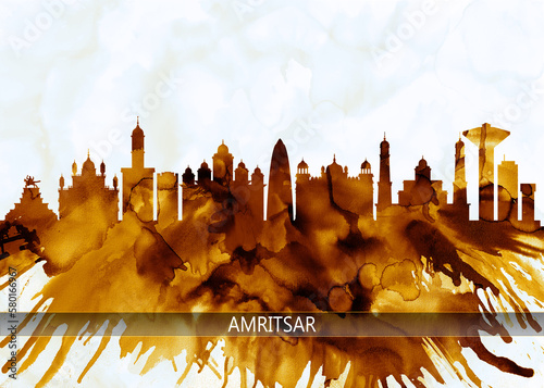 Amritsar Punjab Skyline