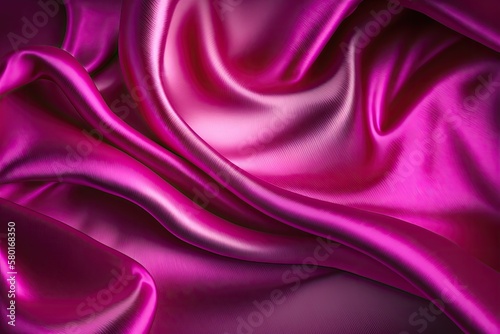 magenta silk silky satin fabric elegant extravagant luxury wavy shiny luxurious shine drapery background wallpaper seamless abstract showcase backdrop artistic design presentation material texture