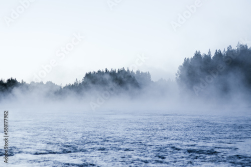 Moody morning with heavy fog © Johanna H
