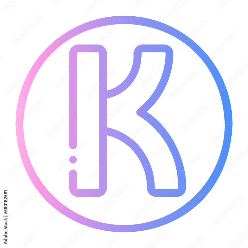 letter k icon letter k icon
