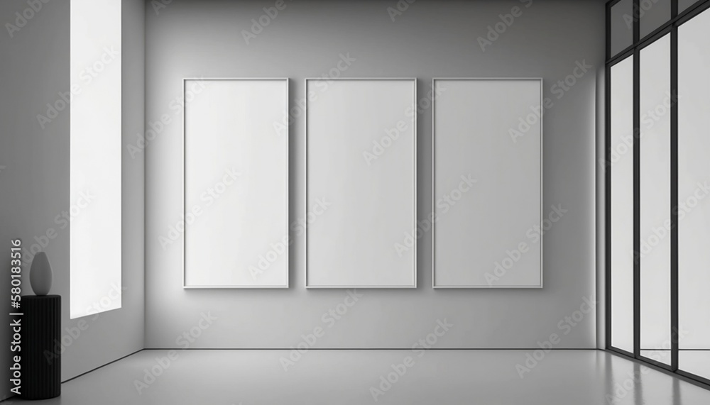 White frames for custom designs. square frames. Rectangular frames. Frames in minimalist spaces. Unpainted frames on brick walls and unpainted pictures on pastel walls. Generated by AI. White frames for custom designs. square frames. Rectangular frames. Frames in minimalist spaces. Unpainted frames on brick walls and unpainted pictures on pastel walls. Generated by AI.