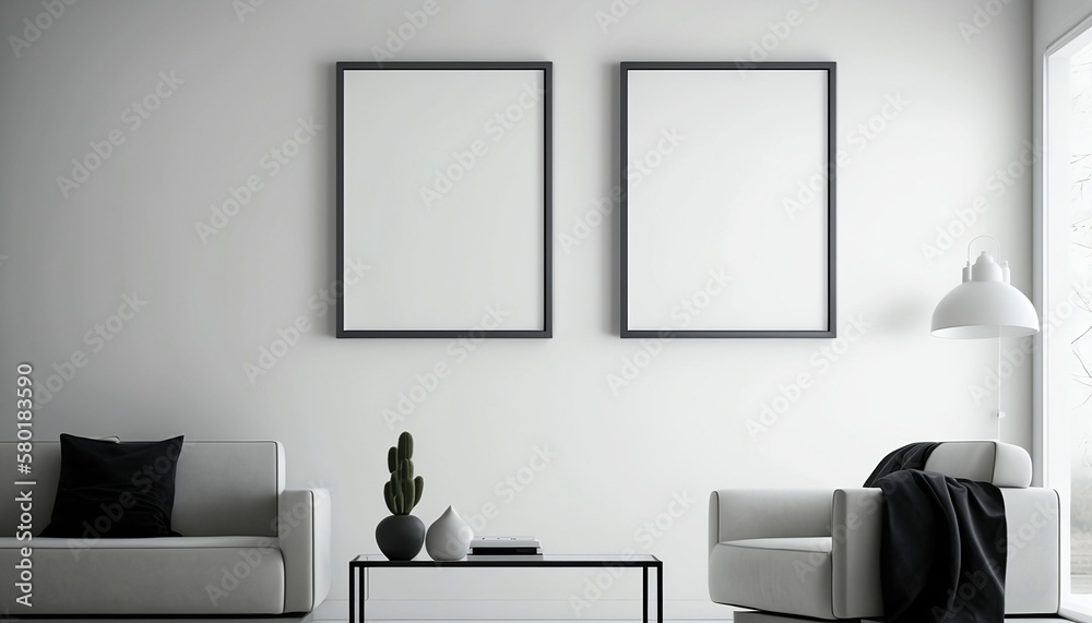 White frames for custom designs. square frames. Rectangular frames. Frames in minimalist spaces. Unpainted frames on brick walls and unpainted pictures on pastel walls. Generated by AI. White frames for custom designs. square frames. Rectangular frames. Frames in minimalist spaces. Unpainted frames on brick walls and unpainted pictures on pastel walls. Generated by AI.