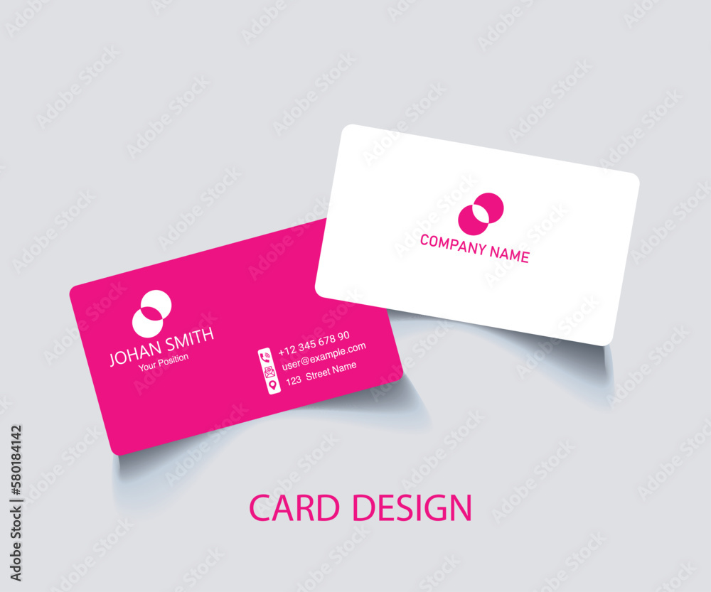 Creative and professional visiting card template design Creative and professional visiting card template design