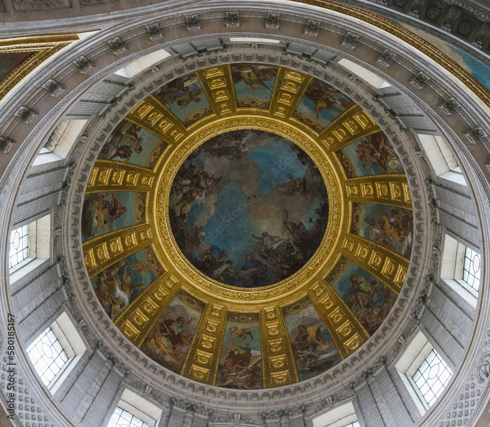 Dome of a building in Paris