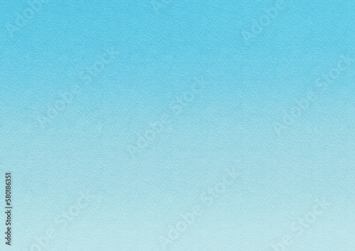 水彩テクスチャ_明るい青のグラデーション背景_紙