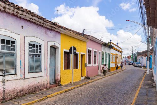 Typical colonial houses in Marechal Deodoro