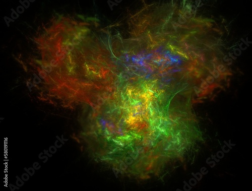 Imaginatory fractal abstract background Image