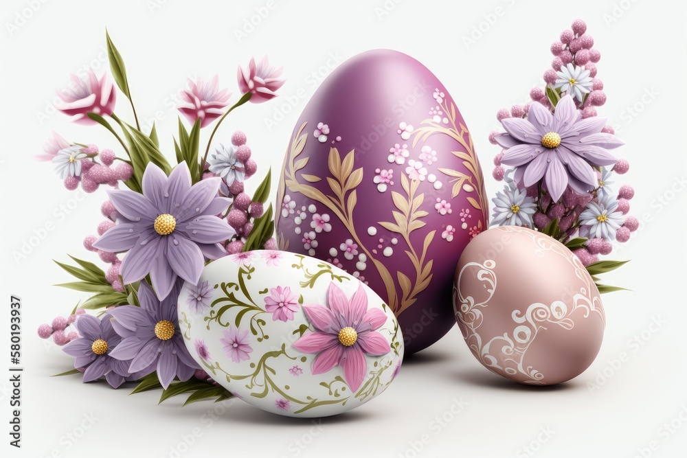 Fototapeta premium Spring Easter designs: Easter Eggs
