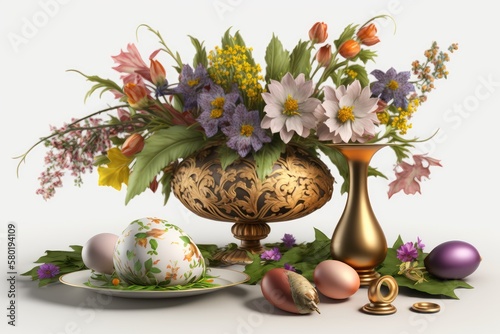Easter feast design Floral Fantasy 