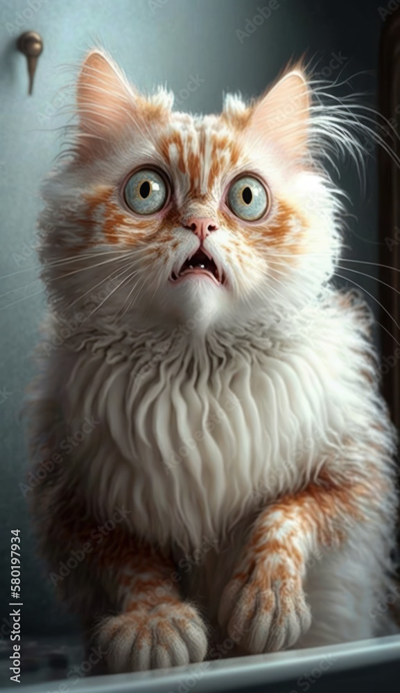 Awkwardly Posed Hilarious Feline