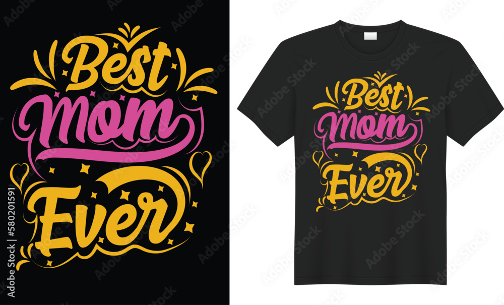 Mom t-shirt design Mother day t-shirts design, for Hand drawn lettering phrase. Modern calligraphy t shirt design. best selling typography creative custom Women's Day t shirt design. mom t shirt 