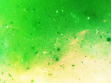 green abstract fractal background 3d rendering illustration
