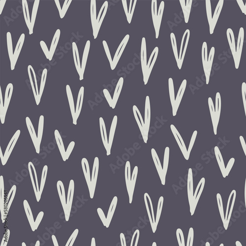 Heart Scatter Seamless Vector Repeat Pattern