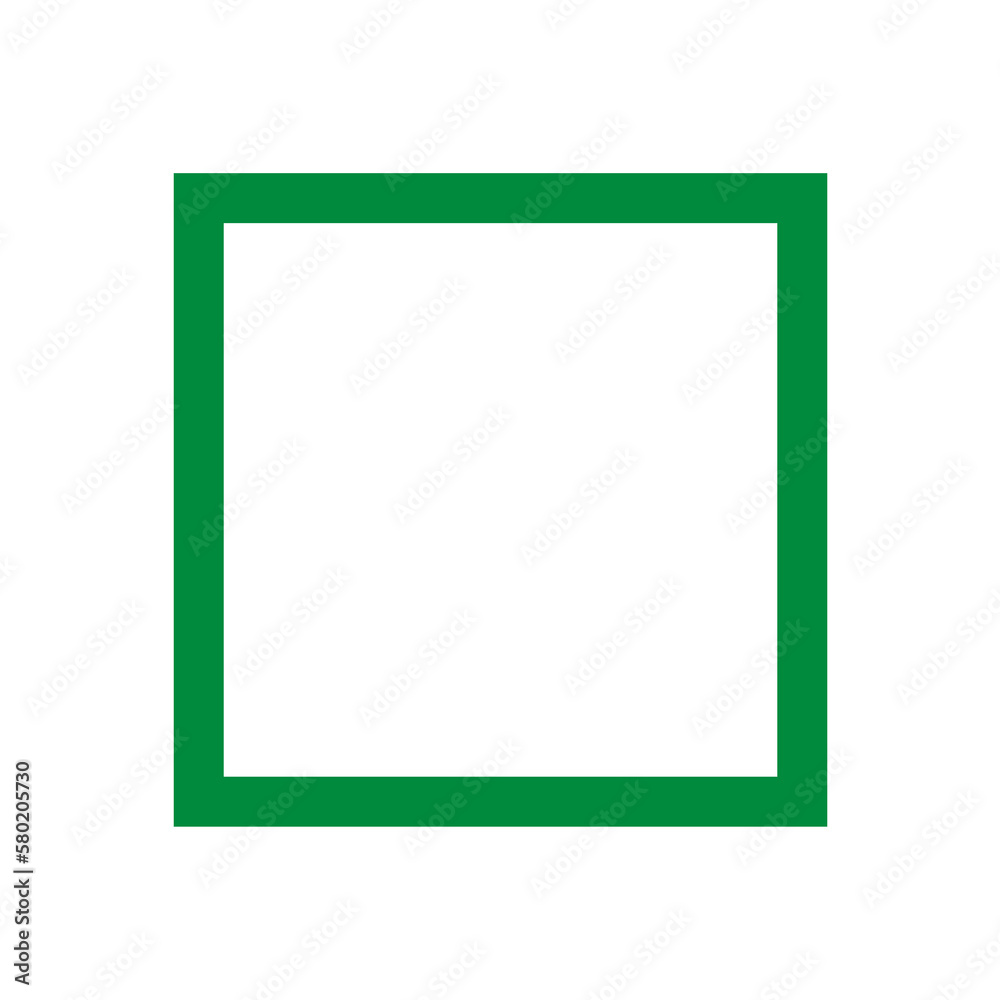 green line square frame line design transparant png green line square frame line design transparant png