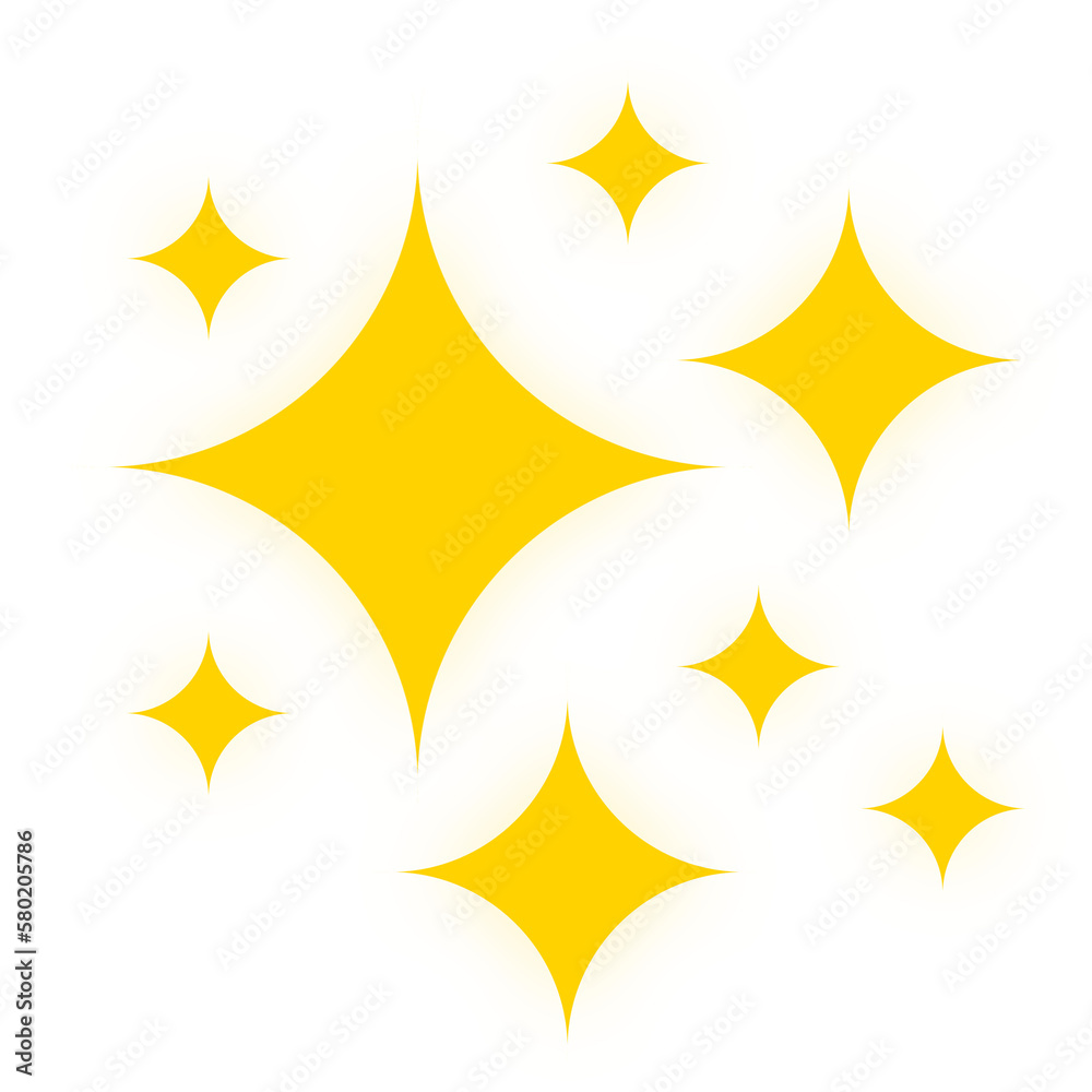 sparkle icon yellow light element, Sparkling stars ornament yellow light design transparant background sparkle icon yellow light element, Sparkling stars ornament yellow light design transparant background