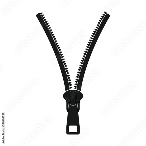 zipper vector icon