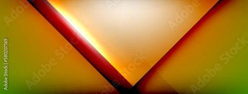 Light and shadow squares and lines abstract background