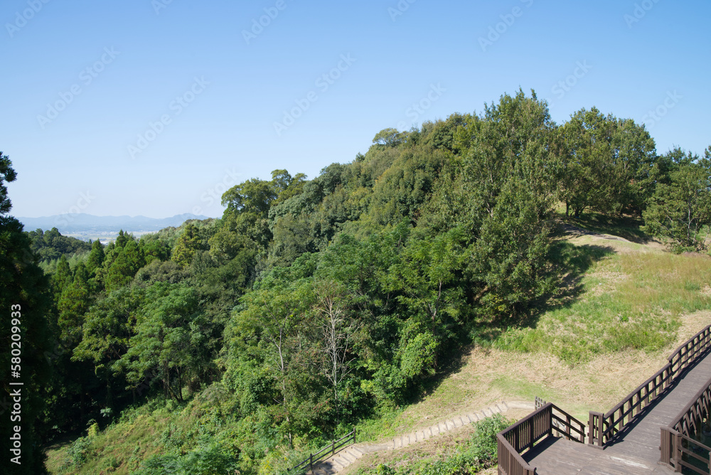 鞠智城から見える風景