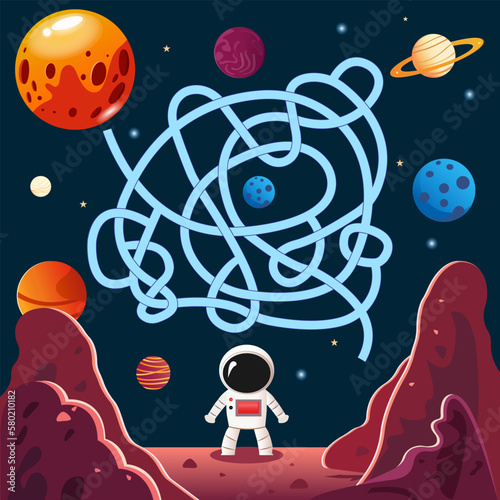 Logic quest game space maze