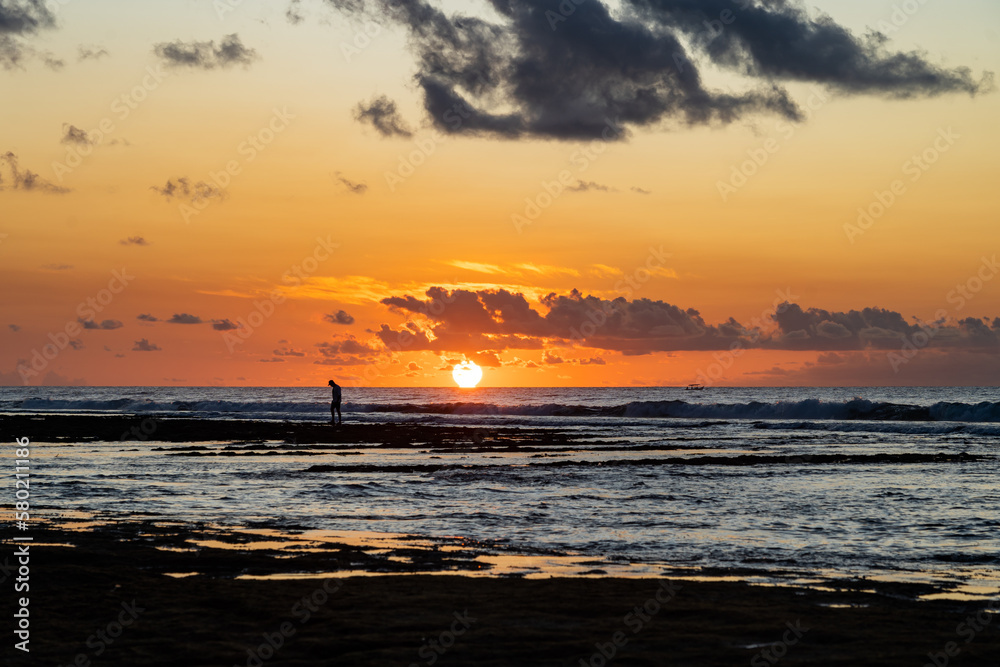 Sunset Balangan Beach Bali Indonesia Sunset Balangan Beach Bali Indonesia