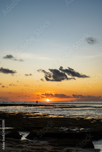 Sunset Balangan Beach Bali Indonesia