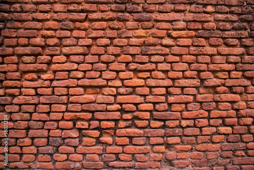 Old historical building brick wall texture background. Brick wall abstract texture background