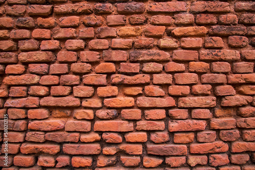 Old historical building brick wall texture background. Brick wall abstract texture background