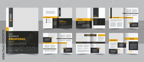 Portfolio Layout, Architecture and interior portfolio layout design, a4 standard size print ready brochure template.