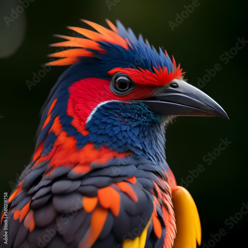 Close-up Exotic Tropical Co...
