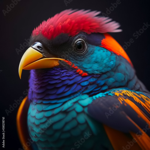 Close-up Exotic Tropical Co...