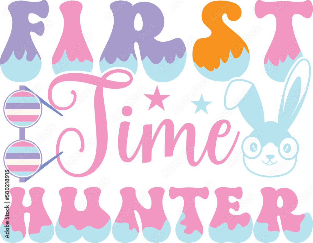 happy easter Groovy svg design, easter bunny Quotes design happy easter Groovy svg design, easter bunny Quotes design