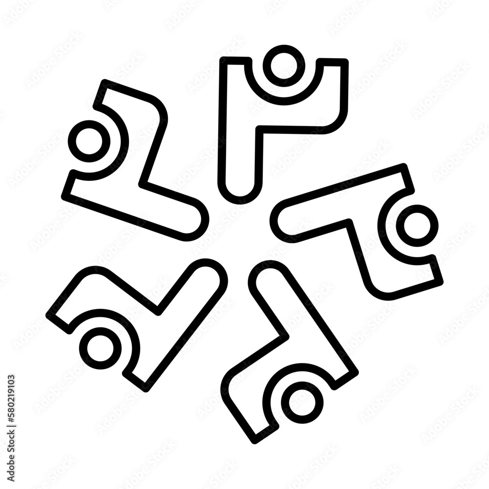 Business icon logo with partners icon. The partners icon is a partner or two different parties who work together because they need or complement each other (in an activity, trading business) Business icon logo with partners icon. The partners icon is a partner or two different parties who work together because they need or complement each other (in an activity, trading business)