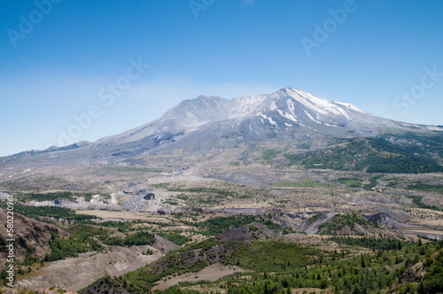 Mt. St. Helens on a clear summer day