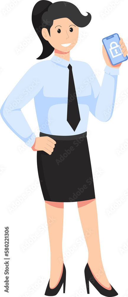 Digital data protection illustration with cyber security cartoon character. Cloud computing network safety concept Digital data protection illustration with cyber security cartoon character. Cloud computing network safety concept