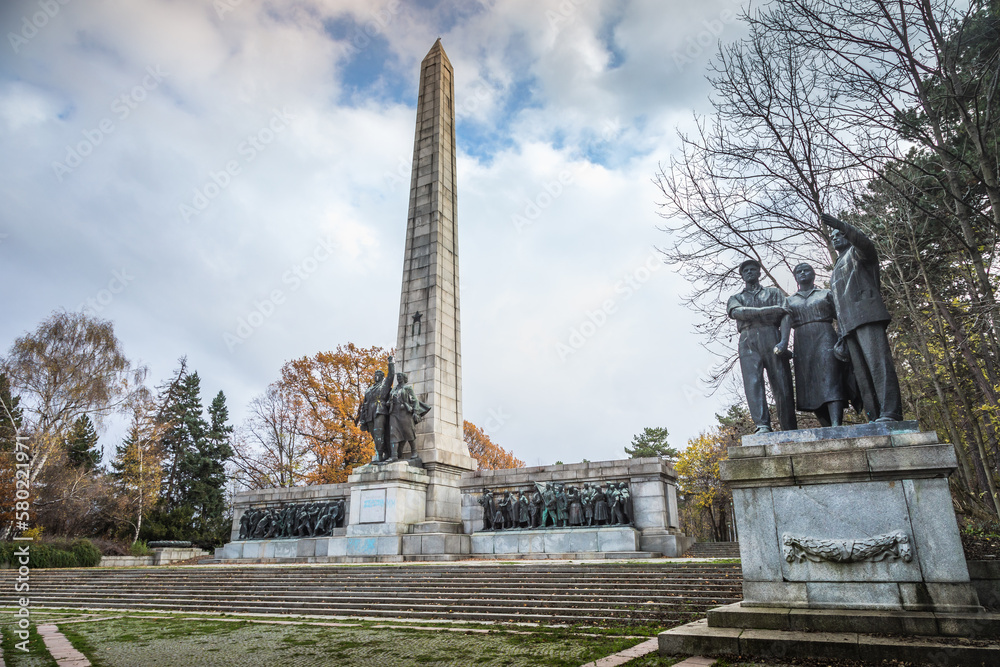 Soviet army monument for WWII in Sofia, Bulgaria, Eastern Europe