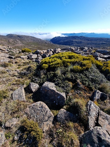 Ben Lomond mountain national park in Tasmania on the sunny day photo