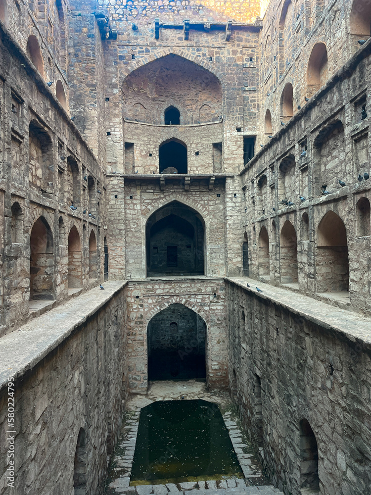 Agrasen ki Baoli or Ugrasen ki Baodi is a historical step well located in New Delhi, India