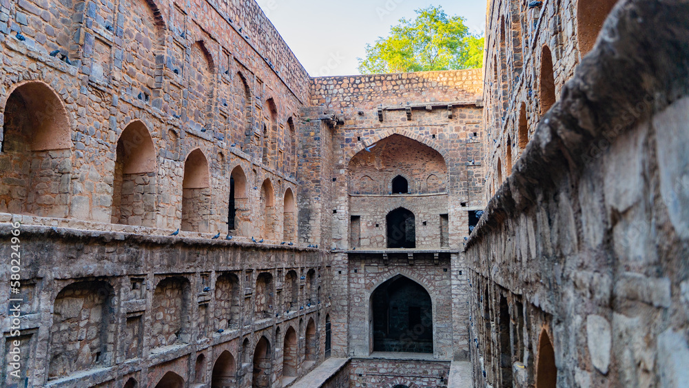 Agrasen ki Baoli or Ugrasen ki Baodi is a historical step well located in New Delhi, India