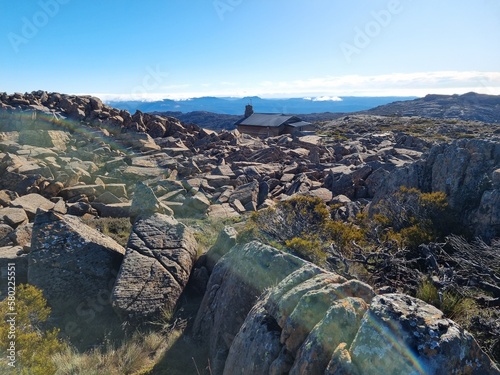 Ben Lomond mountain national park in Tasmania on the sunny day