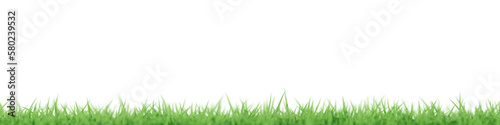 3D Burred defocus green grass field background 
