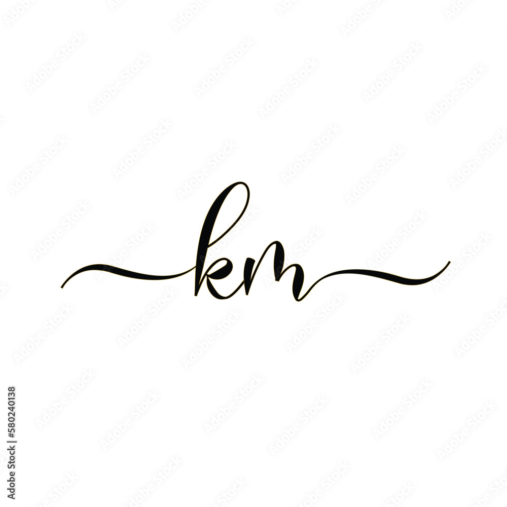 km word initial logo km word initial logo