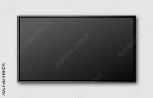  LCD tv screen vector