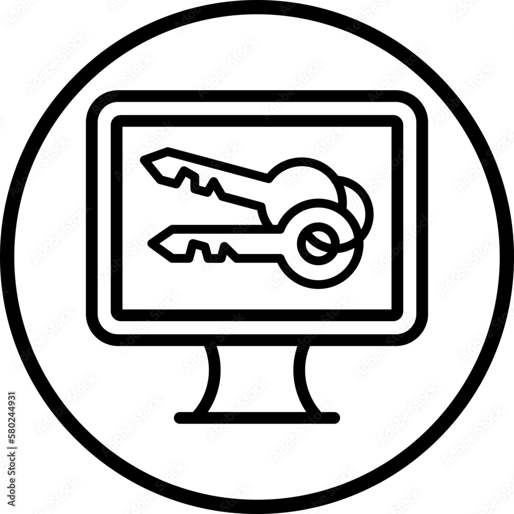 Vector Design Key Icon Style Vector Design Key Icon Style